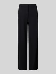 Wide Leg Anzughose mit Strukturmuster von Emporio Armani Schwarz - 34