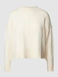 Strickpullover mit Teilungsnähte von Vero Moda Beige - 27