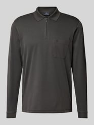 Regular fit poloshirt met borstzak van RAGMAN Grijs / zwart - 20