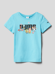 T-shirt met Spongebob®-print met motief en logodetail van Puma Blauw / turquoise - 15