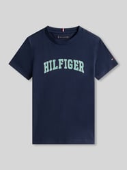 męski t-shirt o kroju regular fit z czystej bawełny od Tommy Hilfiger Kids - 33