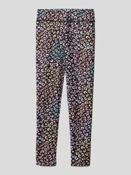 Leggings mit Allover-Muster von Guess Schwarz - 26