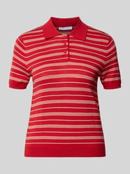Slim Fit Strick-Poloshirt aus Viskose-Mix Modell 'POLVITO' von MANGO - 18