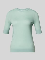 Sweter z czystej wełny z merynosów, krój slim fit, model 'FARBELLA' od BOSS - 48