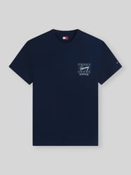 t-shirt o kroju regular fit z czystej bawełny z nadrukiem na tyle od Tommy Jeans - 18