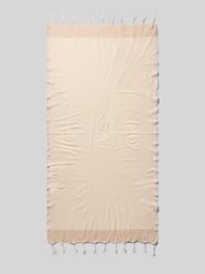 Handtuch mit Logo-Detail Modell 'Foutas' von MC2 Saint Barth Beige - 20