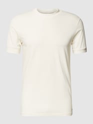 T-Shirt mit Label-Detail Modell 'ANTON' von Drykorn Weiß - 38
