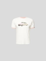 T-Shirt mit Motiv-Print von RE/DONE Beige - 40