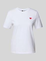 Regular fit T-shirt met motiefstitching, model 'PAULINA' van Vero Moda - 13