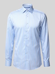 Slim fit zakelijk overhemd met knoopsluiting van ETERNA - 41