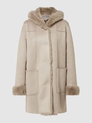 Jas in shearlinglook van White Label Grijs - 20