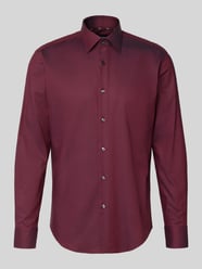 Regular fit zakelijk overhemd van katoenmix, model 'JOE' van BOSS Bordeaux - 24