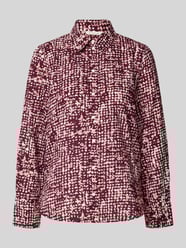 Regular fit overhemdblouse van een mix van katoen en modal van Tom Tailor Bordeaux - 27