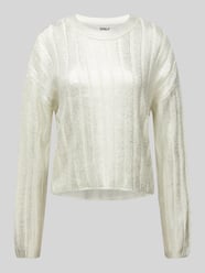 Comfort Fit Strickpullover in Metalic-Optik Modell 'Kama' von Only Grau - 40