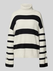 Regular fit coltrui van zuivere wol, model 'LIU JO BETTER' van Liu Jo White - 11