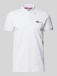 Regular Fit Poloshirt mit Label-Print von Alpha Industries - 39