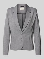 Blazer met reverskraag, model 'NANNI' van FREE/QUENT Grijs / zwart - 34