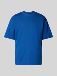 T-Shirt mit Rundhalsausschnitt Modell 'RELAX-OSCAR' von SELECTED HOMME Blau - 32