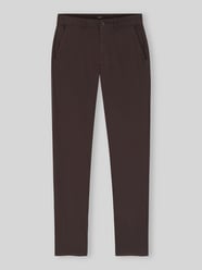 Chinosy o kroju slim fit z mieszanka bawełny model 'Chino Slim' od BOSS Orange - 43