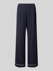 Regular Fit Pyjama-Hose mit Kontrastpaspeln Modell 'Joy' von CCDK Copenhagen Blau - 24