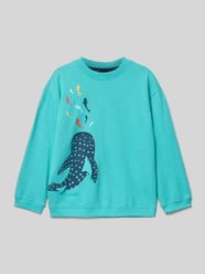 Sweatshirt mit gerippten Abschlüssen von Blue Seven - 7