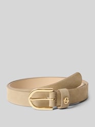 Riem uit suède model 'SCARLET' van BOSS Beige - 1