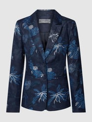 Blazer mit Allover-Print von WHITE LABEL Blau - 43