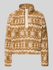 Regular fit pullover met logopatch model 'Helvetia' van Columbia Beige - 9