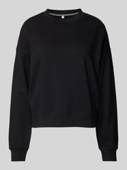 Sweatshirt mit Rundhalsausschnitt von QS Schwarz - 34