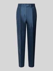 Spodnie cygaretki o kroju regular fit z czystego jedwabiu model 'ORATA' od Max Mara Studio - 30