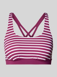 Biustonosz bikini typu bustier ze skrzyżowanymi ramiączkami od Venice Beach - 3