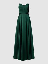 Abendkleid mit Herz-Ausschnitt von Luxuar Grün - 13