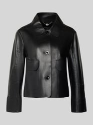 Lederjacke mit Pattentaschen von Marc Cain - 27