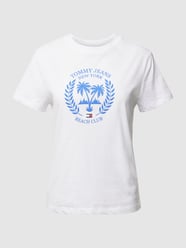 T-Shirt mit Motiv-Print von Tommy Jeans Weiß - 30