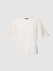 T-shirt met gaatjesmotief van Weekend Max Mara Wit - 20