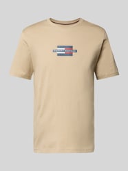 Regular Fit T-Shirt aus reiner Baumwolle von Tommy Hilfiger Beige - 15