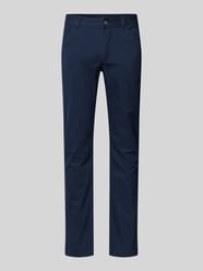 Straight Leg Chino mit Strukturmuster von Christian Berg Men Blau - 32