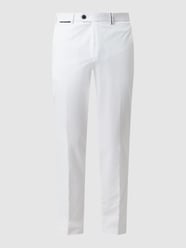 Straight Fit Chino mit Stretch-Anteil Modell 'Peaker' von Hiltl Weiß - 18