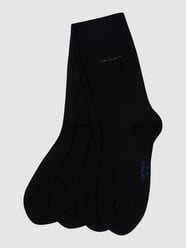 Sokken met stretch in een set van 4 paar  van camano Blauw - 34