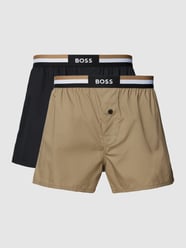 Boxershorts mit Kontraststreifen im 2er-Pack von BOSS Grün - 4
