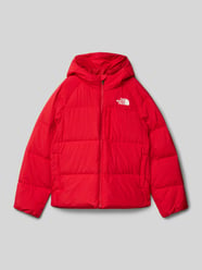 Daunenjacke mit Label-Print Modell 'NORTH' von The North Face Rot - 19