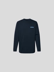 Longsleeve mit Label- und Backprint von Jacquemus Blau - 11