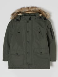 Parka mit abnehmbarer Kapuze - wattiert von Basefield Grün - 45