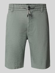tapered chinobermuda van linnenmix model 'DS_3S' van BOSS Orange - 10