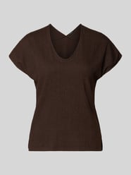 T-Shirt mit Strukturmuster Modell 'Sirukus' von OPUS - 13