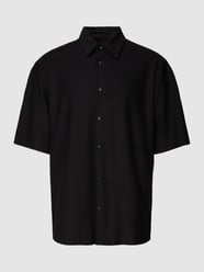 Vrijetijdsoverhemd met structuurmotief, model 'BOYY LIFE' van Only & Sons Grijs / zwart - 43