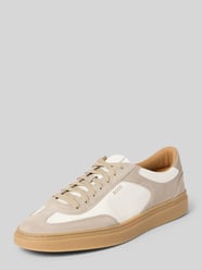 Low Top Sneaker aus echtem Rindsleder Modell 'KIERAN_TENN' von BOSS Beige - 18