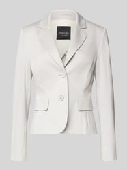 Marynarka w kratę o kroju slim fit z kieszeniami z patką od Marc Cain - 15