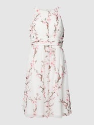 Cocktailkleid mit floralem Muster von Jake*s Cocktail Weiß - 44