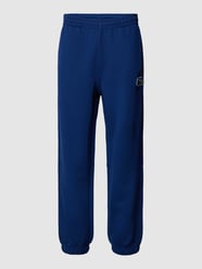 Sweatpants mit elastischen Abschlüssen von Lacoste Blau - 16